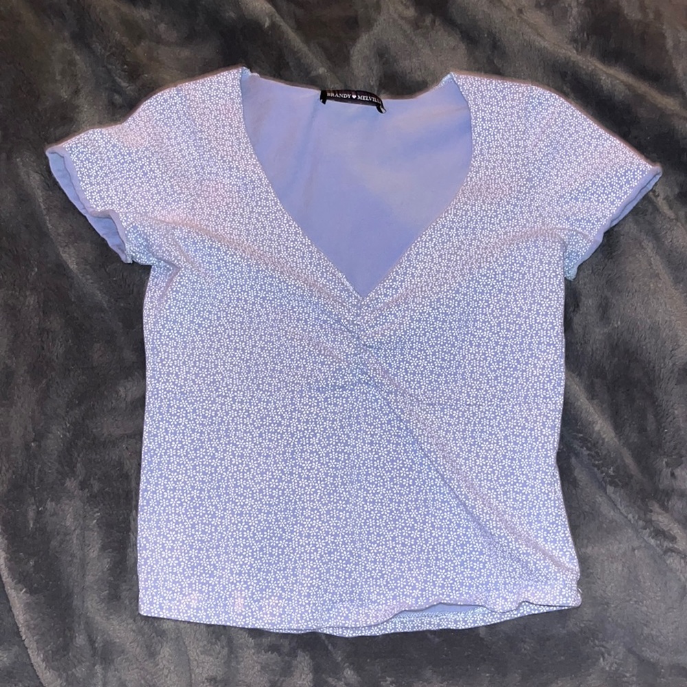 blue brandy melville shirt.